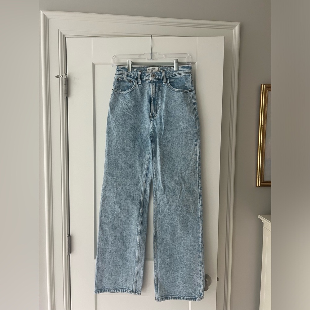 Abercrombie & Fitch Light Blue High Rise Jeans